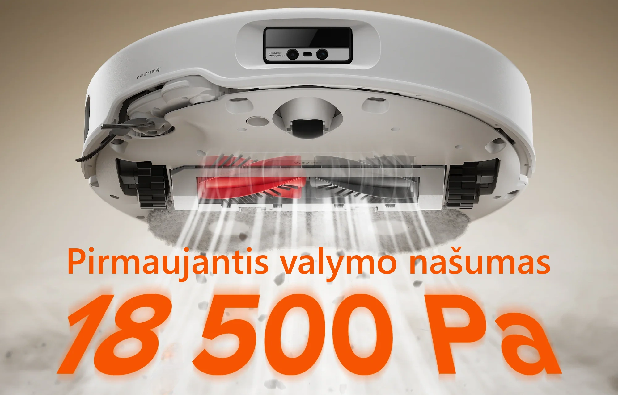 Roborock Qrevo Edge 5V1 dulkių siurblys - robotas, juoda, 16 nuotrauka